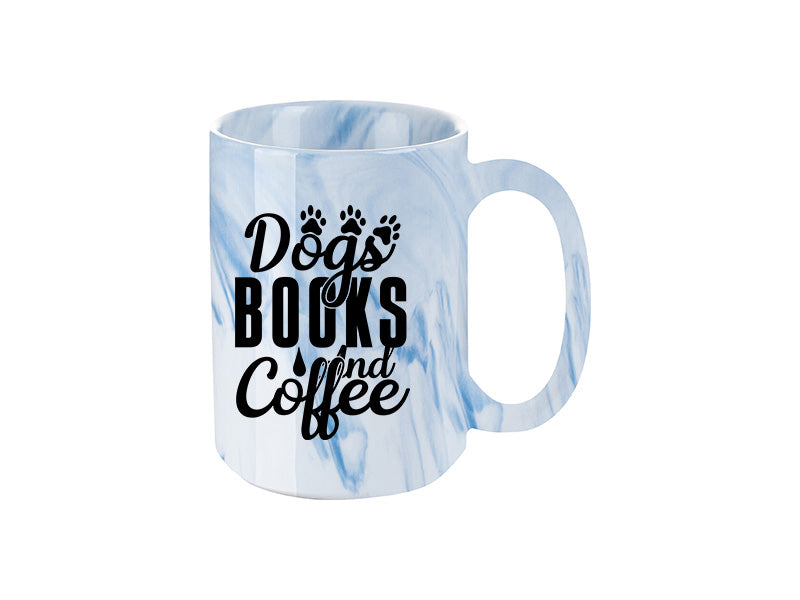 Pearl Coating™ 15oz Sublimation Ceramic Marble Mug - Case of 36 - Joto Imaging Supplies Canada